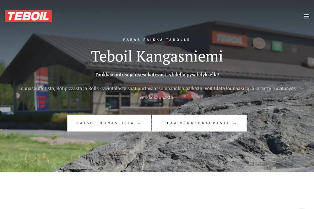 Teboil Kangasniemi verkkokauppa